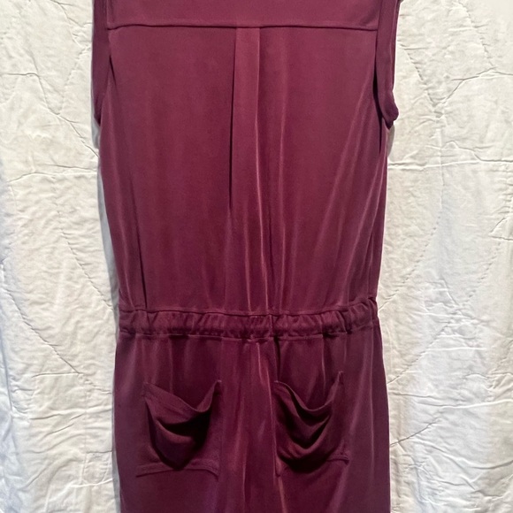 Lou & Grey Sandwashed Sleeveless Romper Purple Med - Picture 11 of 15